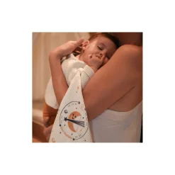 Tom&Mila Doudou Plat Astro Sagittaire Blanc/Bleu