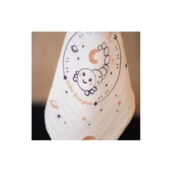 Tom&Mila Doudou Plat Astro Scorpion Blanc/Bleu