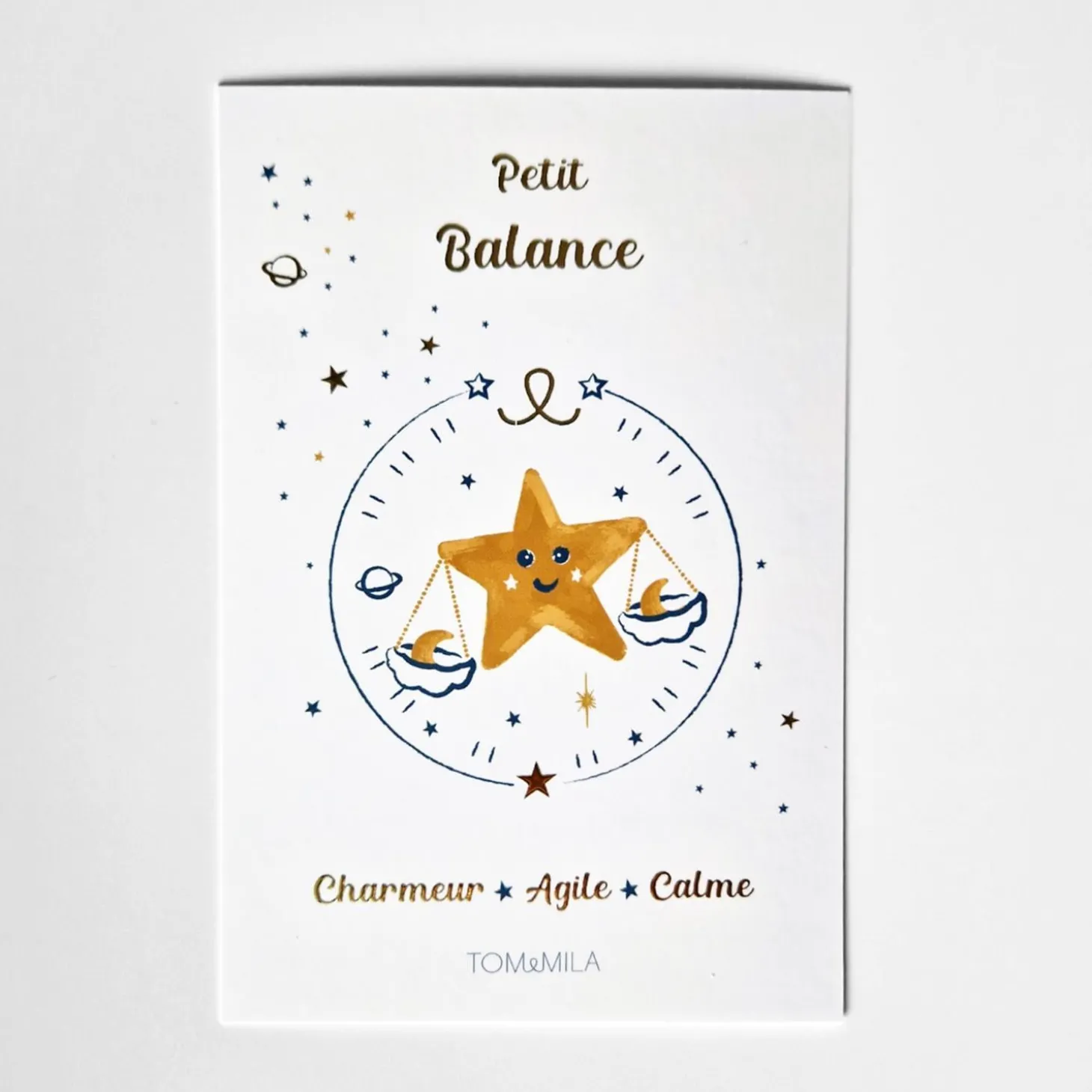 Tom&Mila Mon coffret Astro Balance Blanc/Bleu Nuit