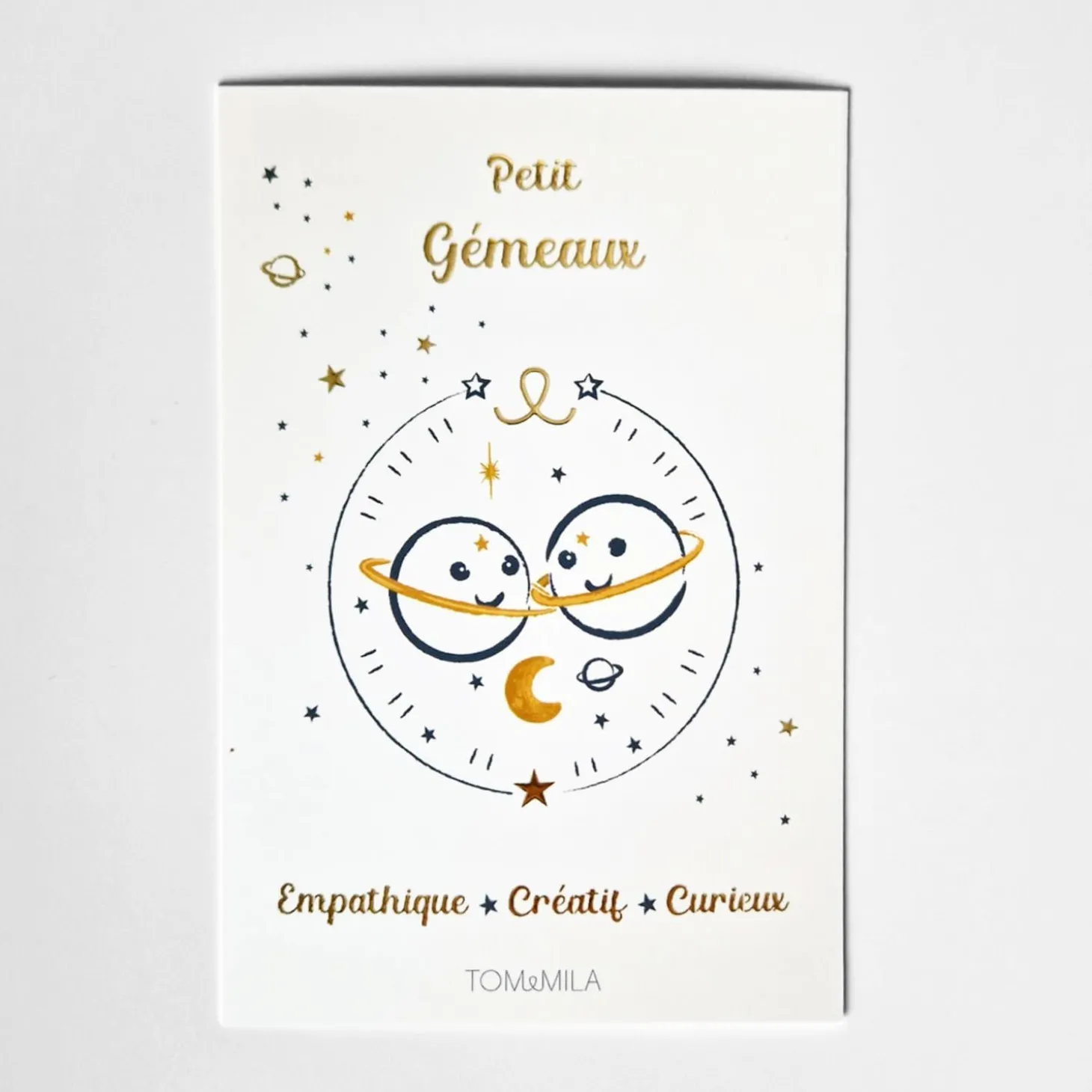 Tom&Mila Mon coffret Astro Gémeaux Blanc/Bleu Nuit