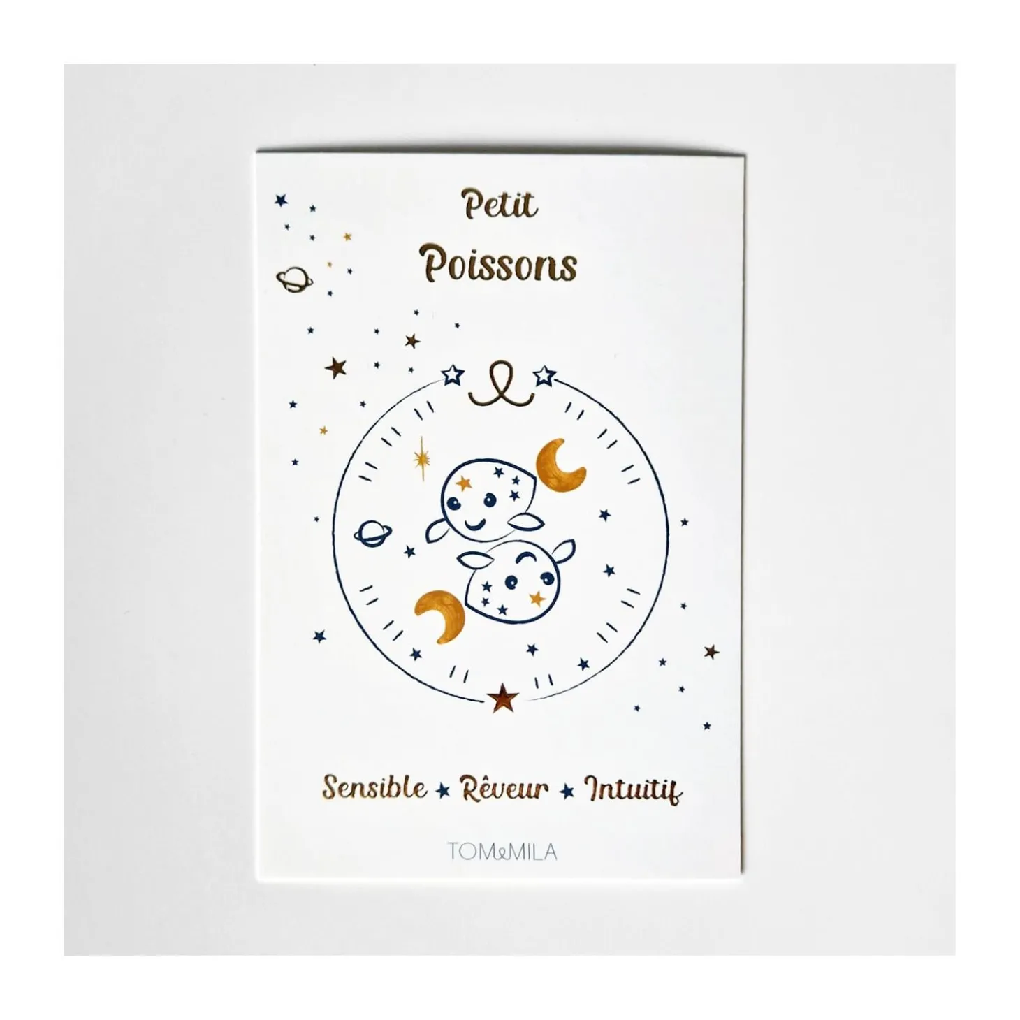 Tom&Mila Mon coffret Astro Poissons Blanc/Bleu Nuit