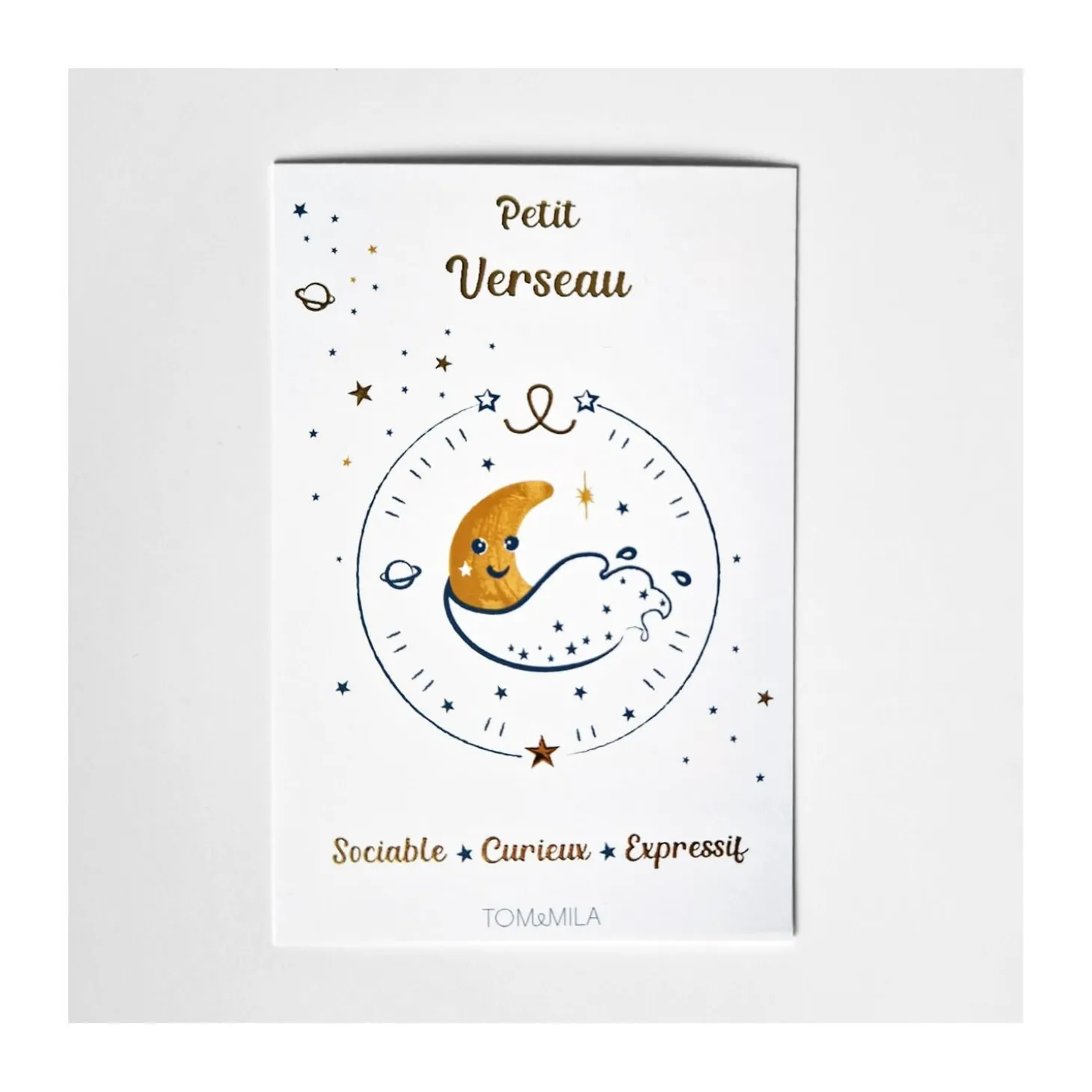 Tom&Mila Mon coffret Astro Verseau Blanc/Bleu Nuit
