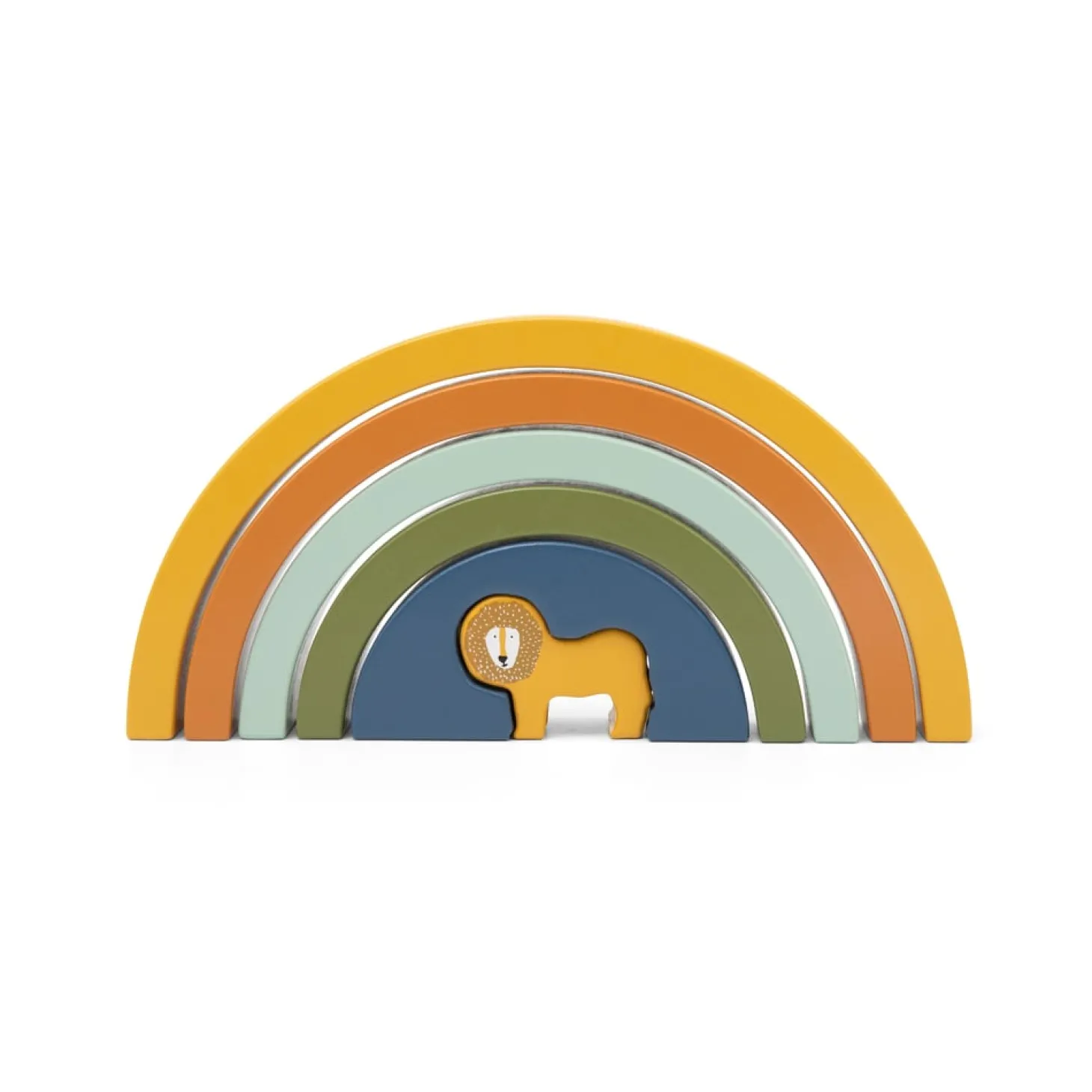 Trixie Arc-en-ciel à empiler en bois Mr. Lion