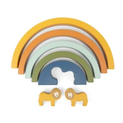 Trixie Arc-en-ciel à empiler en bois Mr. Lion