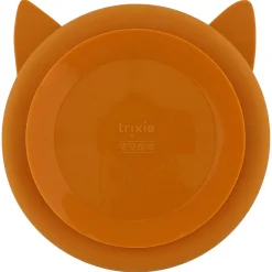 Trixie                    Assiette avec ventouse en silicone et compartiments    Mr. Fox