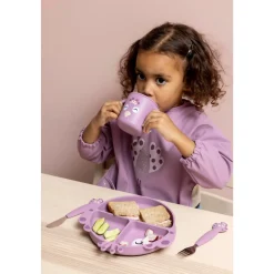 Trixie Assiette avec ventouse en silicone et compartiments Mrs.Peacock