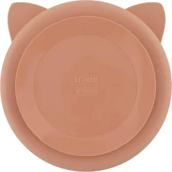 Trixie                    Assiette avec ventouse en silicone et compartiments    Mrs. Cat