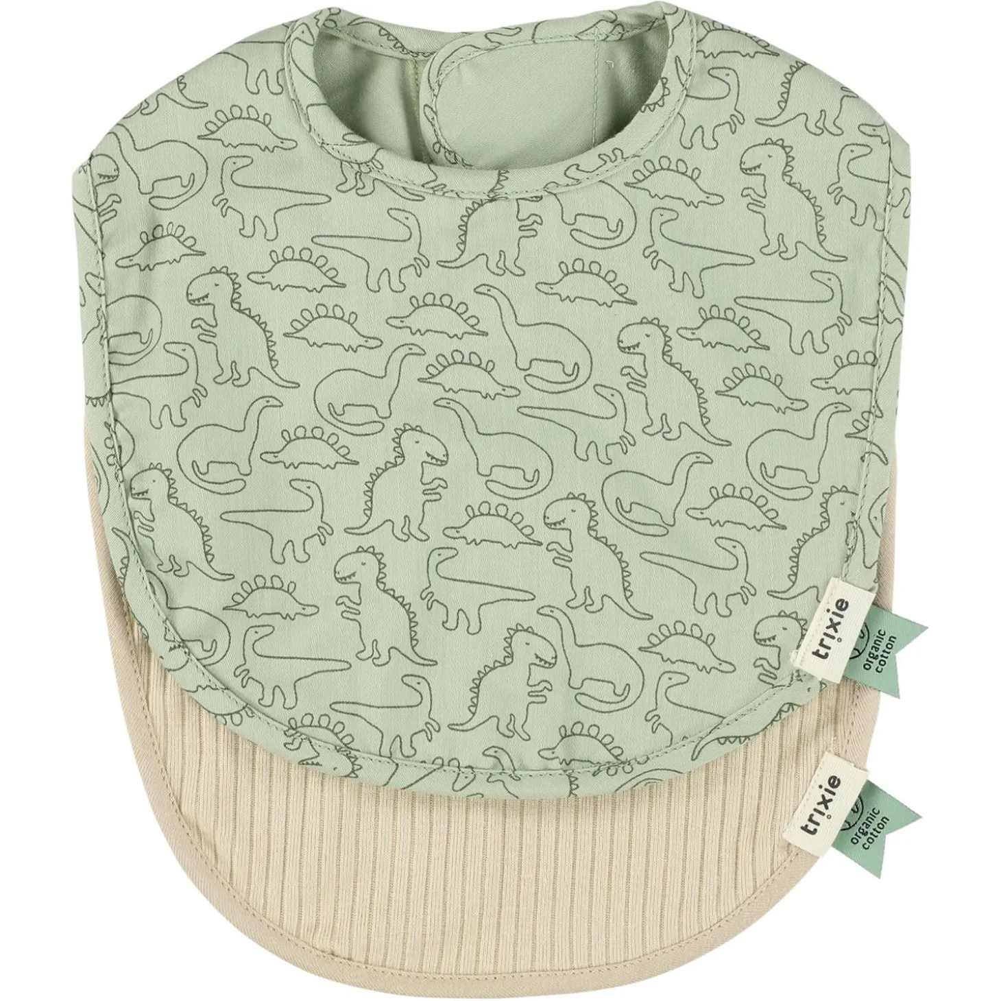 Trixie Bavoir nouveau-né 2-pack mix Daring Dino