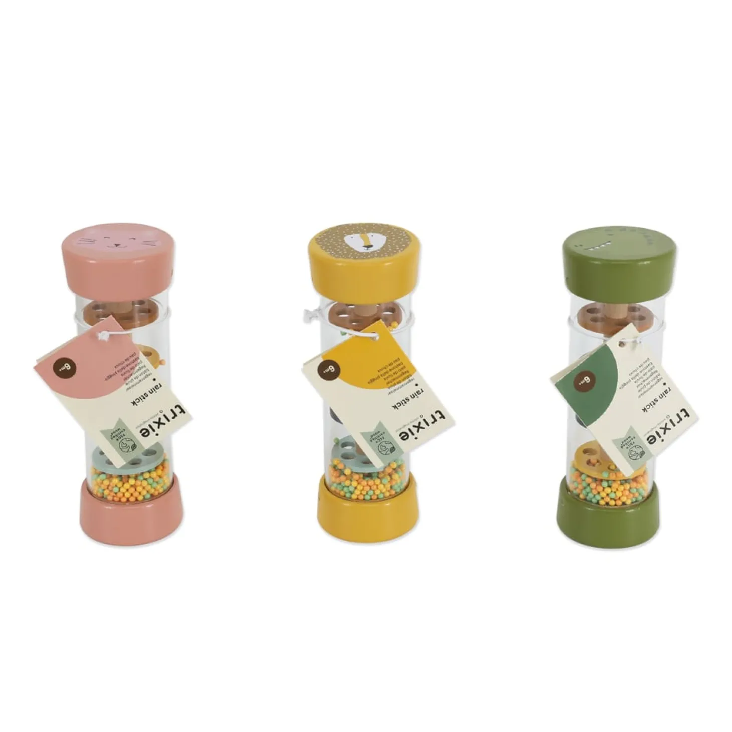 Trixie Bâton de pluie en bois boîte 9 pièces Multicolore 9 Pièces