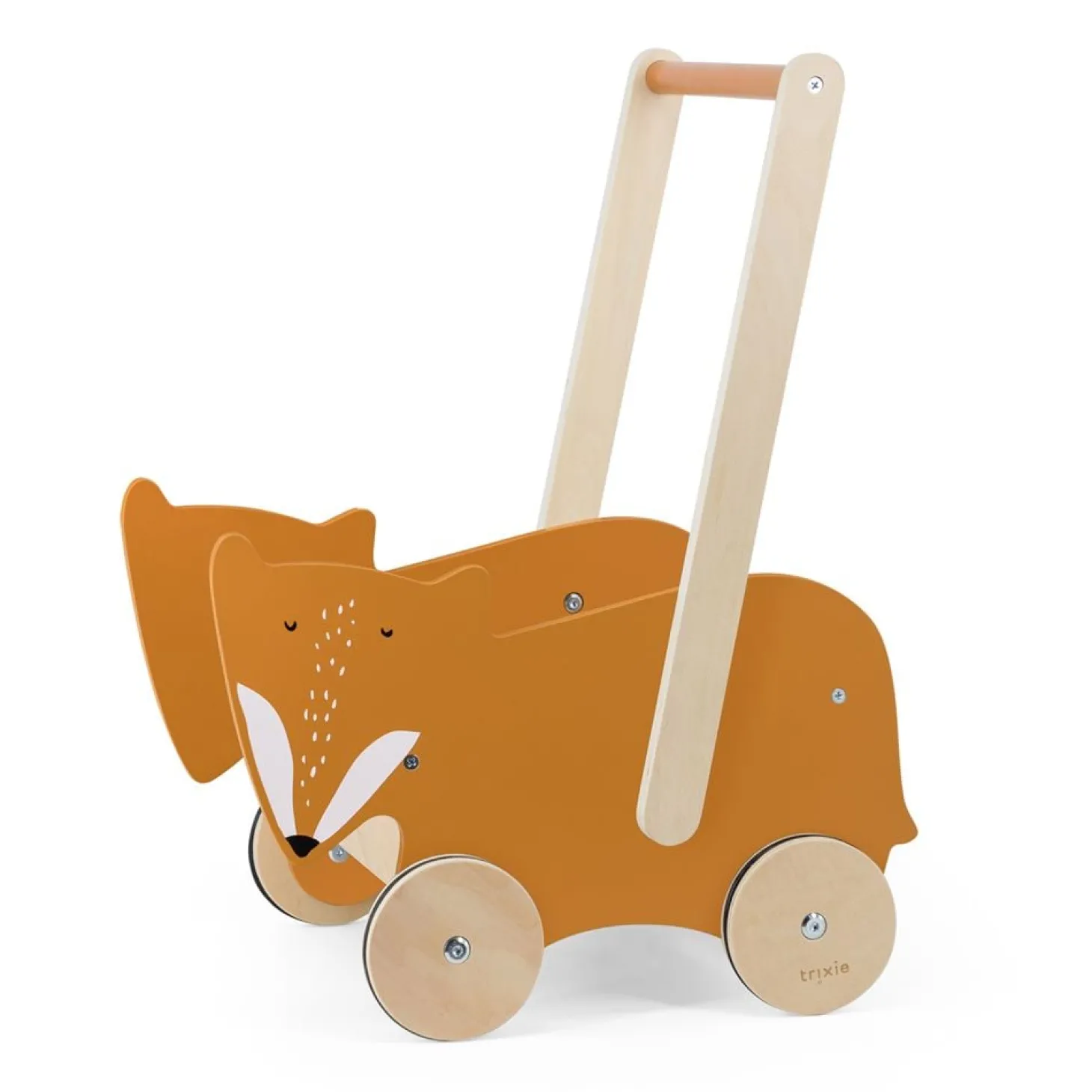 Trixie Chariot de marche en bois Mr. Fox