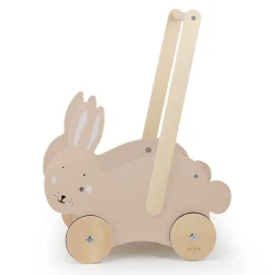 Trixie                    Chariot de marche en bois    Mrs. Rabbit