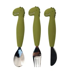 Trixie                    Couverts 3 pièces en silicone    Mr. Shark