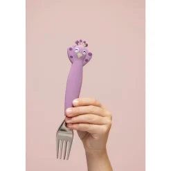 Trixie Couverts 3 pièces en silicone Mrs.Peacock