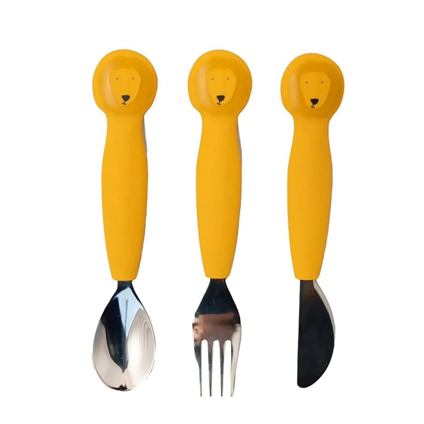 Trixie Couverts 3 pièces en silicone Mrs. Cat