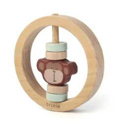 Trixie                    Hochet rond en bois - Mr. Monkey    Mr. Monkey