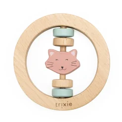 Trixie                    Hochet rond en bois     Mrs. Cat