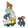 Trixie                    Jeu d'empilage d'animaux en bois