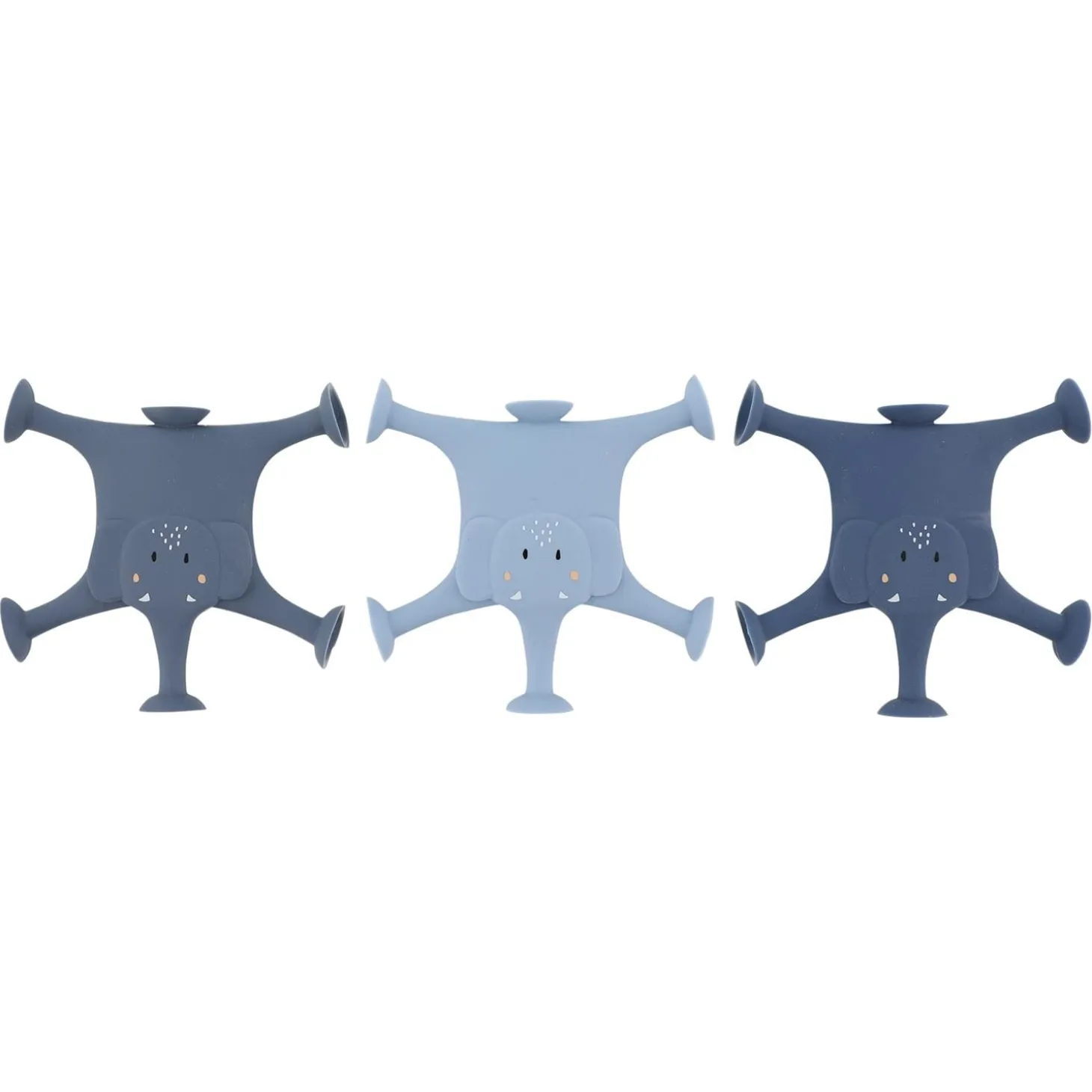 Trixie Jeu de ventouse Elephant bleue Mrs. Elephant bleue