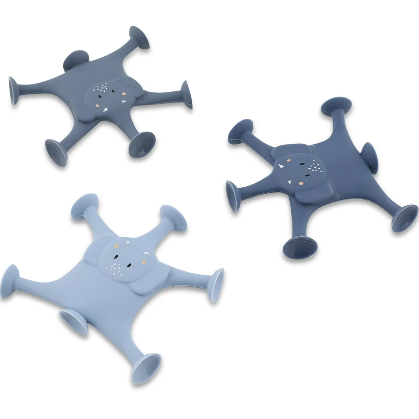 Trixie Jeu de ventouse Elephant bleue Mrs. Elephant bleue