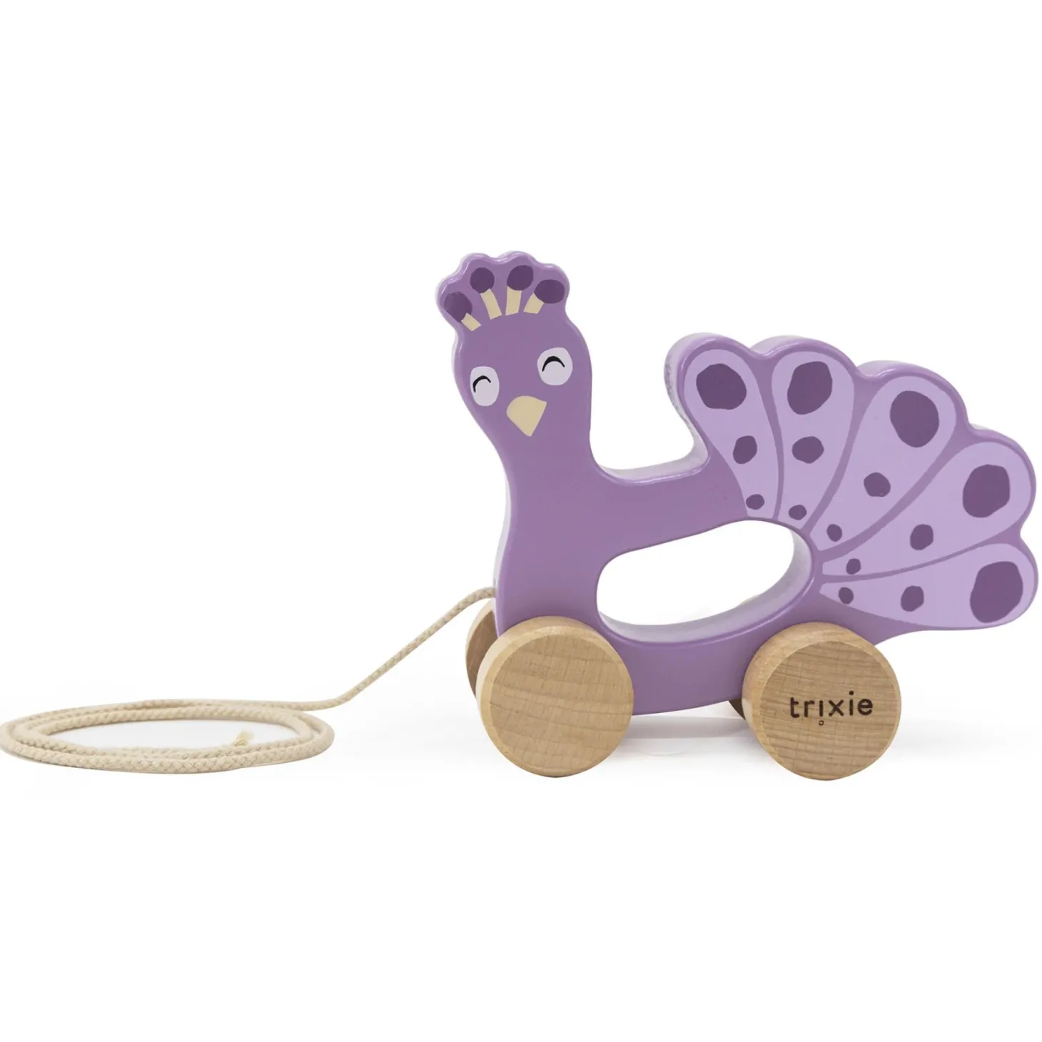 Trixie Jouet à tirer en bois Mrs.Peacock