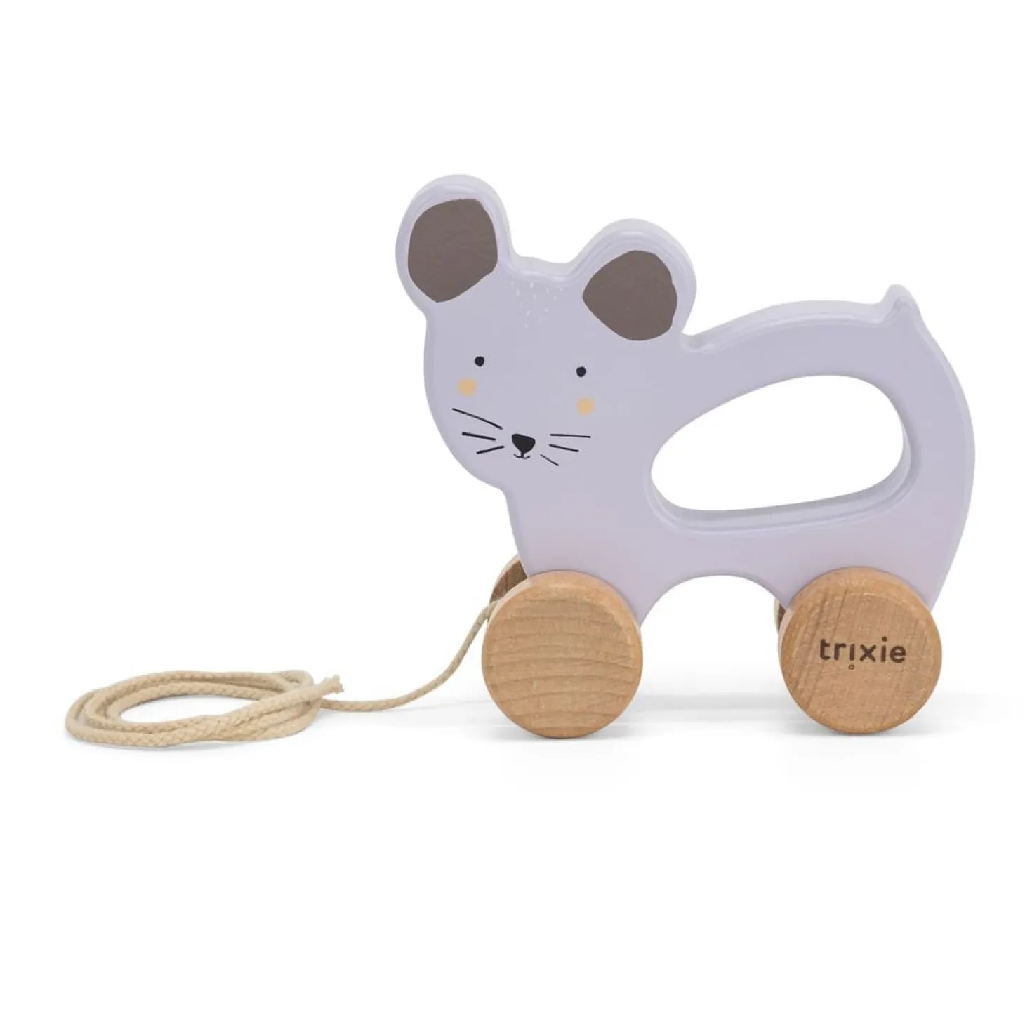Trixie Jouet à tirer en bois Mrs. Mouse