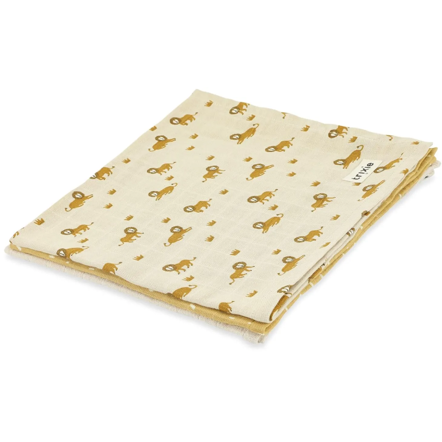 Trixie Langes en mousseline 3-pack mix Lively Lion 55x55 cm