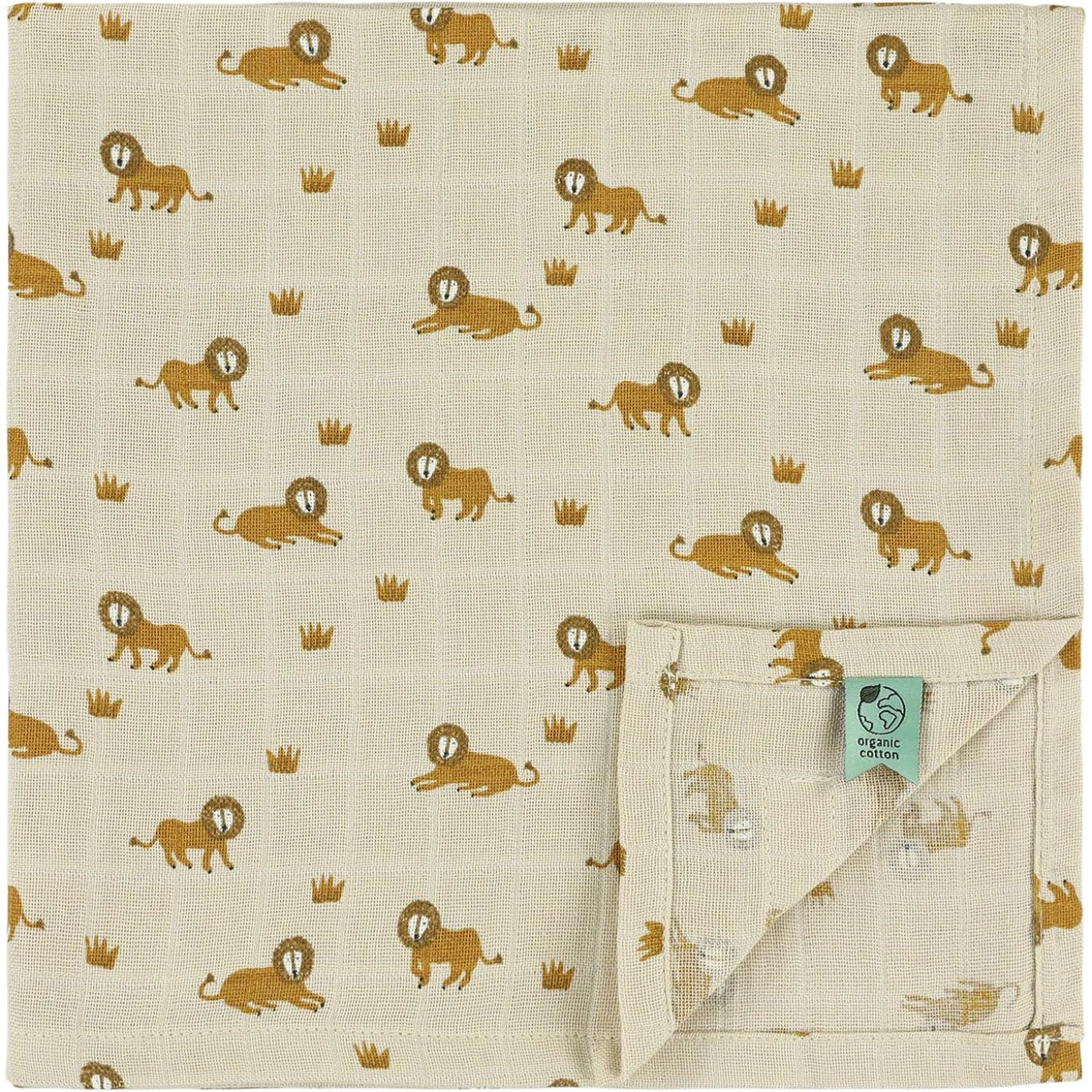 Trixie Langes en mousseline 3-pack mix Lively Lion 55x55 cm