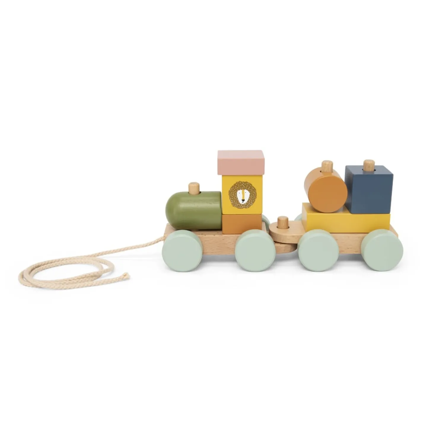 Trixie Mini train des animaux en bois Multicolore