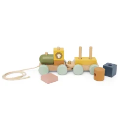 Trixie Mini train des animaux en bois Multicolore