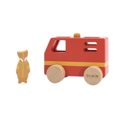 Trixie                    Petit camion de pompier animaux    Multicolore