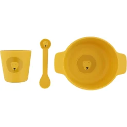 Trixie                    Set repas en silicone    Mr. Lion