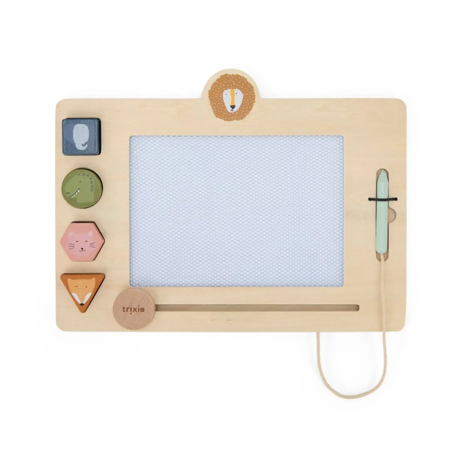 Trixie Tableau à dessin en bois Multicolore