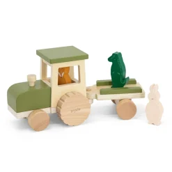 Trixie                    Tacteur avec remorque en bois    All animals