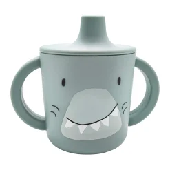 Trixie                    Tasse d'apprentissage en silicone    Mr. Shark