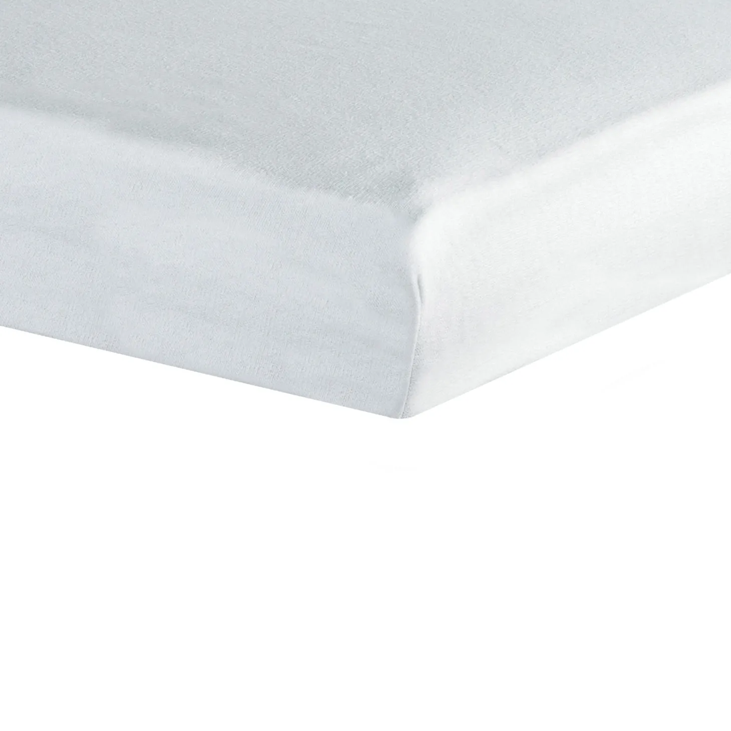 Trois Kilos Sept Alèse Eponge Bambou pour Berceau Blanc 50x80 cm