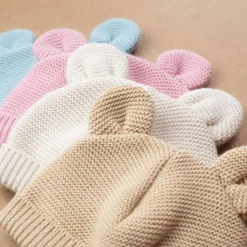 Trois Kilos Sept                    Bonnet Maille    Sable            0-1 mois