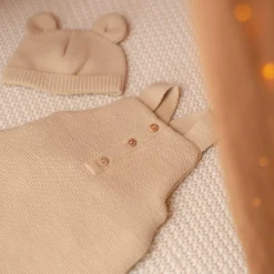 Trois Kilos Sept                    Bonnet Maille    Caramel            0-1 mois