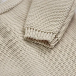 Trois Kilos Sept Brassière en maille Sable 0-1 mois
