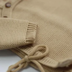 Trois Kilos Sept Brassière en maille Caramel 0-1 mois