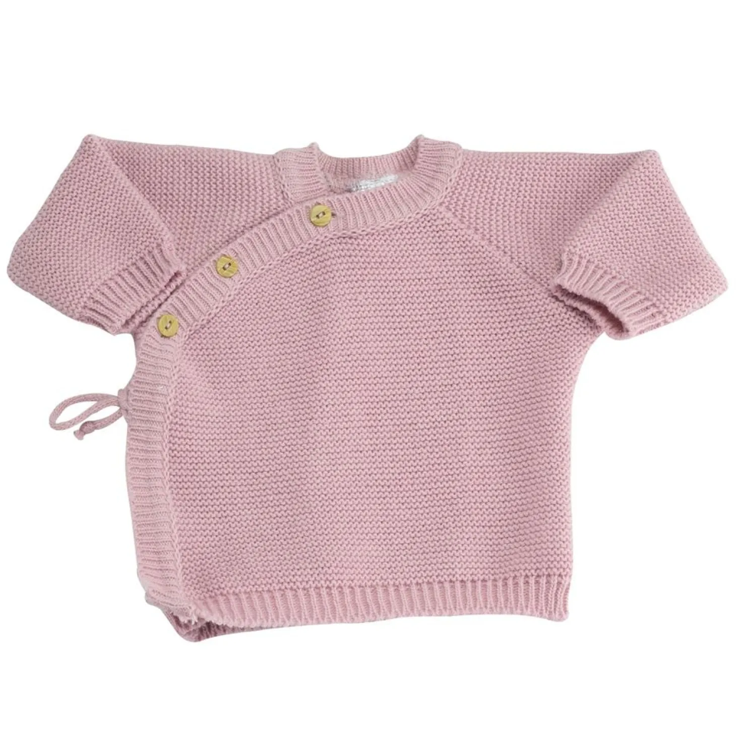 Trois Kilos Sept Brassière Maille Vieux Rose 0-1 mois