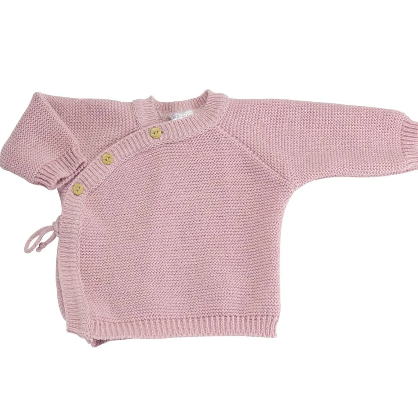 Trois Kilos Sept Brassière Maille Vieux Rose 0-1 mois