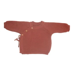Trois Kilos Sept                    Brassière Maille    Terracotta            0-1 mois