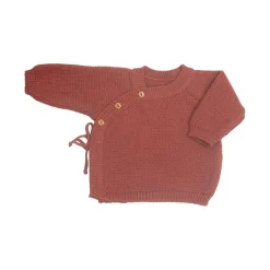 Trois Kilos Sept                    Brassière Maille    Terracotta            0-1 mois
