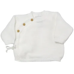 Trois Kilos Sept                    Brassière naissance point mousse    Blanc            Naissance-1 mois