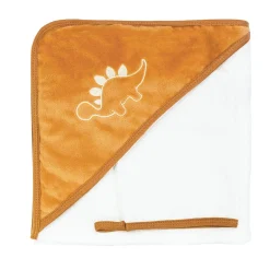 Trois Kilos Sept                    Cape de bain avec gant Diplododo    Brun