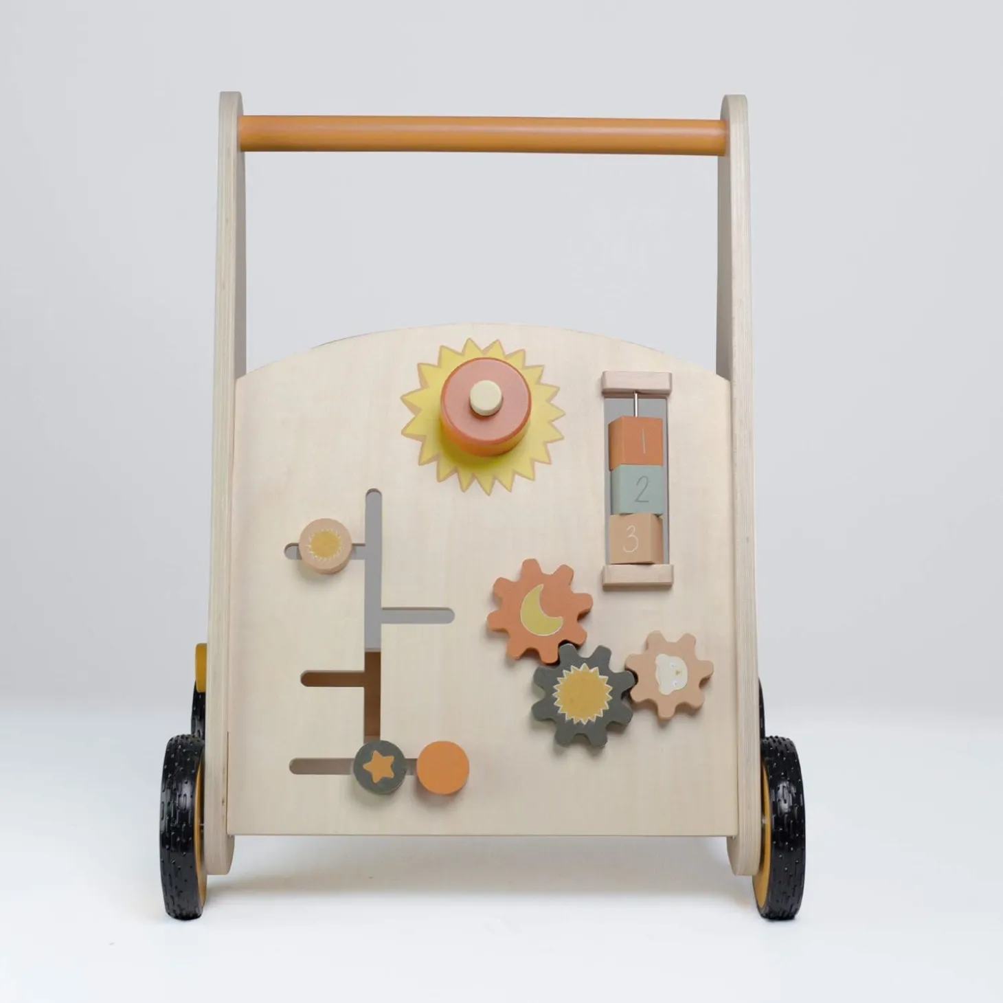 Trois Kilos Sept Chariot de Marche MultiActivite Bois Fsc Multicolore