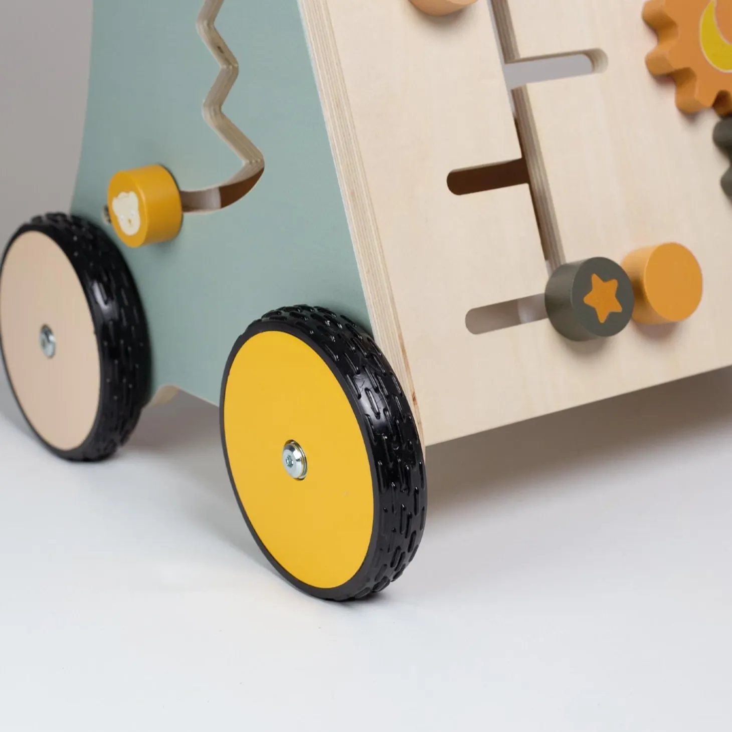 Trois Kilos Sept Chariot de Marche MultiActivite Bois Fsc Multicolore