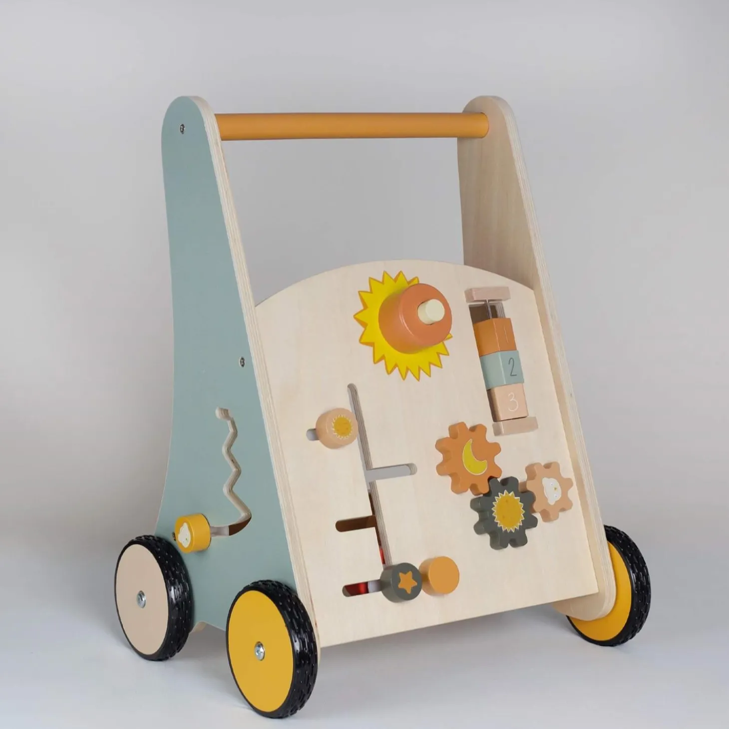 Trois Kilos Sept Chariot de Marche MultiActivite Bois Fsc Multicolore