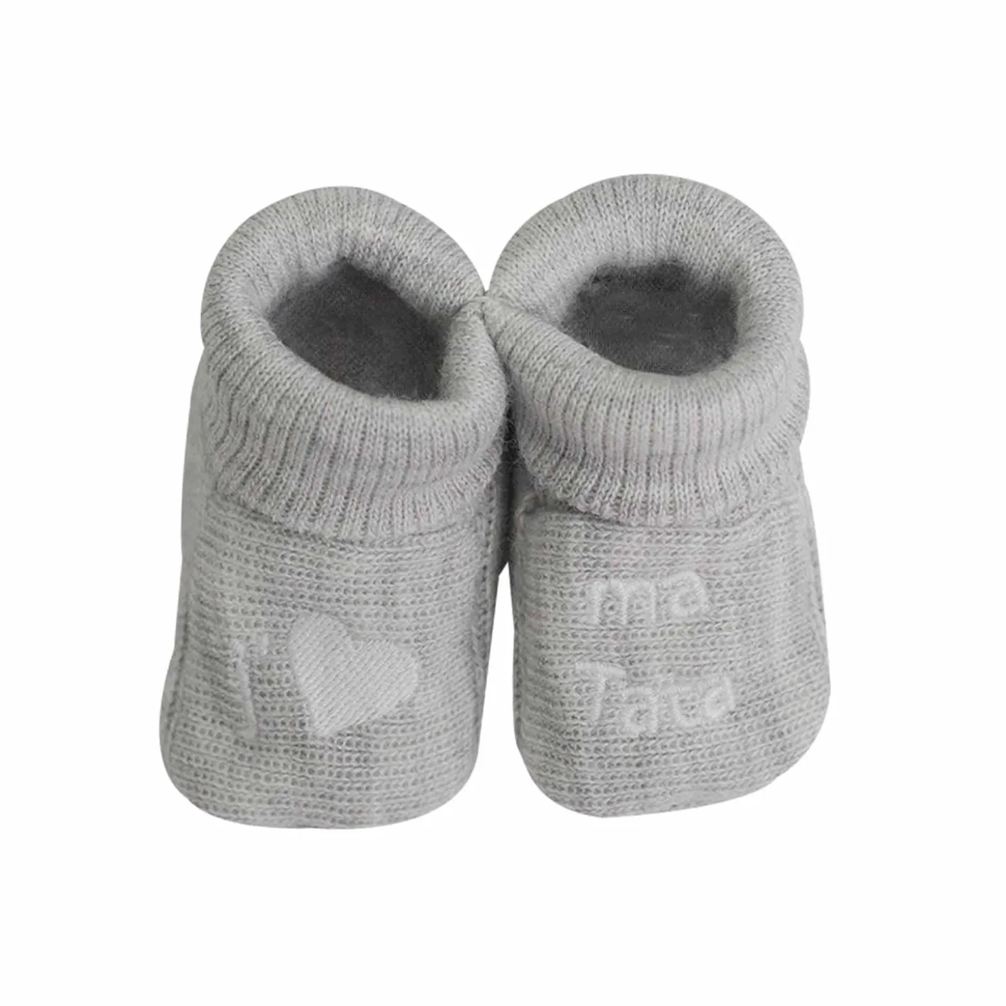 Trois Kilos Sept Chaussons J'aime Tata Multicolore Naissance
