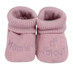 Trois Kilos Sept                    Chaussons Mamie d'amour    Multicolore            Naissance